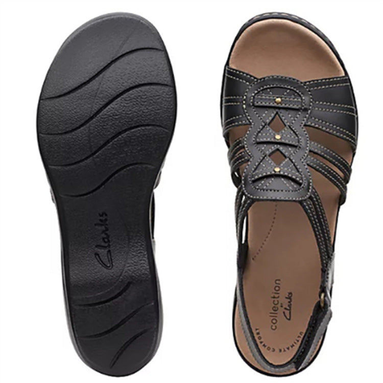 Damen Komfortable Sandalen mit verstellbaren Riemen EB