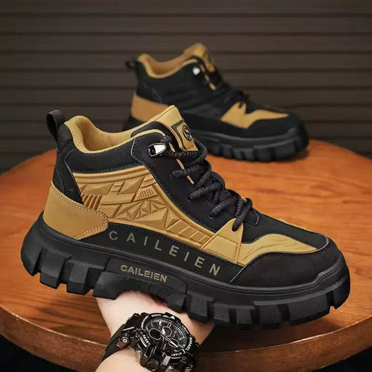 Damen Sportliche High-Top Sneakers mit robuster und rutschfester Sohle EB