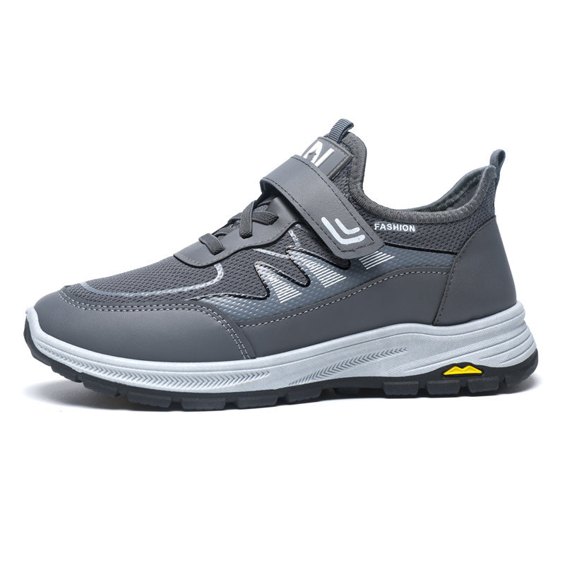 Damen Sportliche Sneakers mit Klettverschluss und rutschfester Laufsohle EB