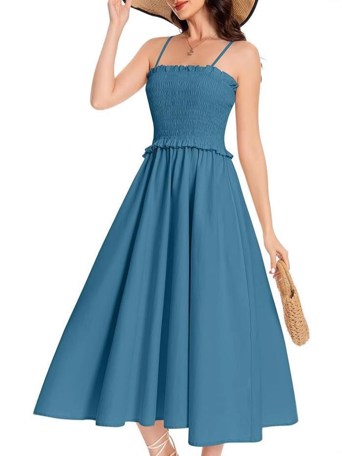 Damen Maxikleid mit schmeichelhaftem Taillendesign EB