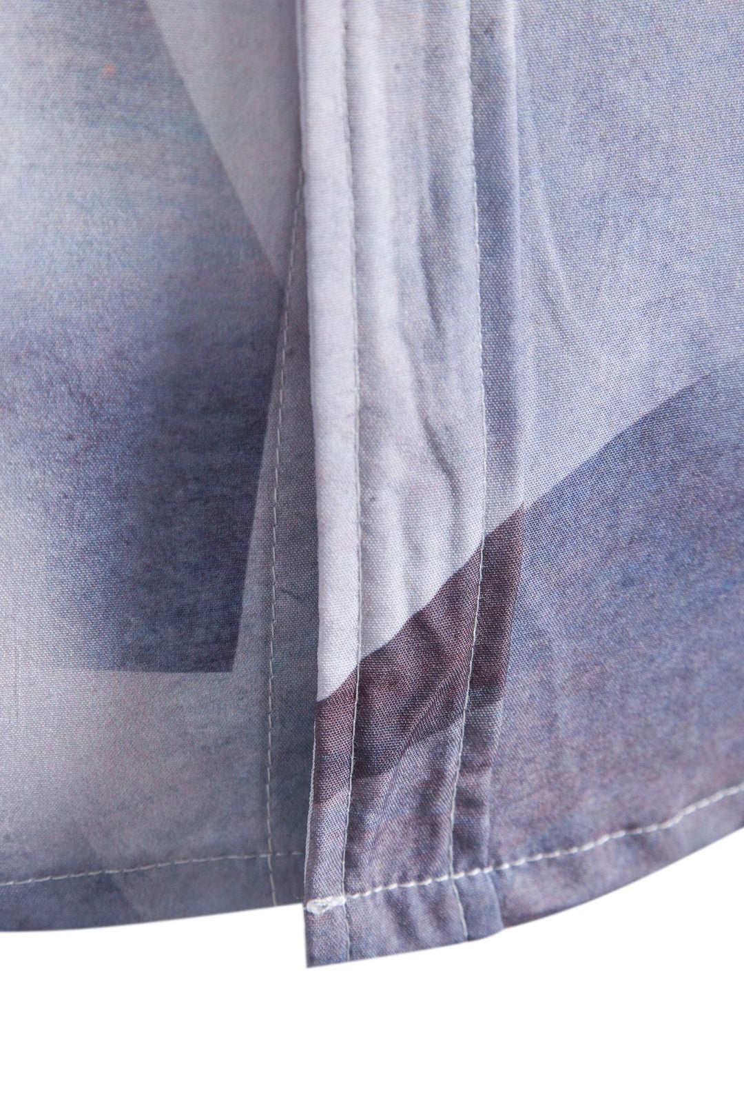 Damen Kurzarmhemd mit kreativem geometrischen Design und lockerer Passform EB