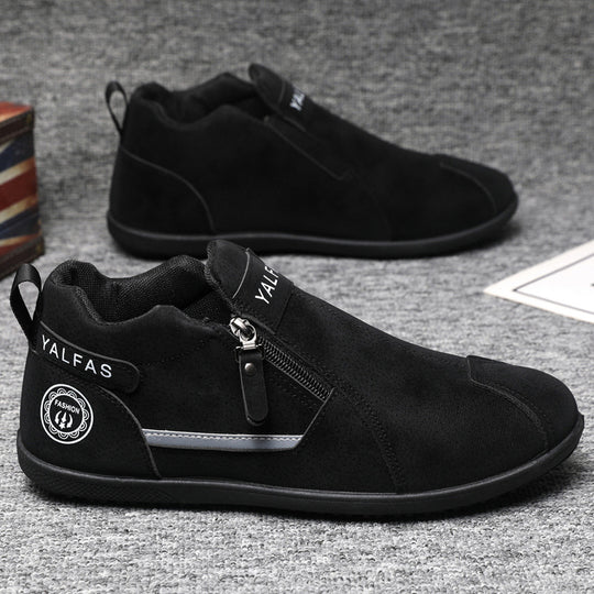 Damen Elegante und bequeme Stiefeletten mit Reißverschluss EB