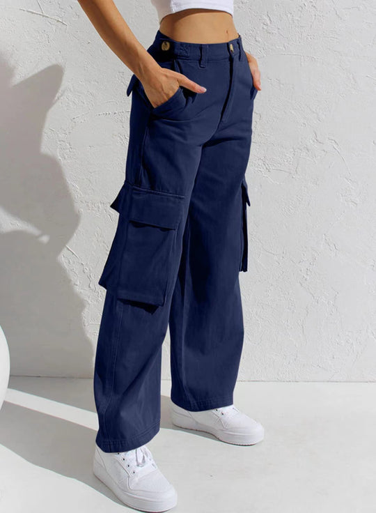 Damen Utility-Hose im Cargo-Stil EB