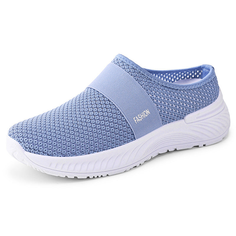 Damen Leichte Slip-On Freizeitschuhe mit elastischem Riemen EB