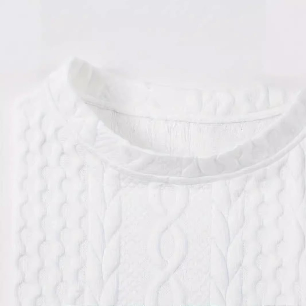 Damen Statement-Strickpullover mit strukturiertem Design EB