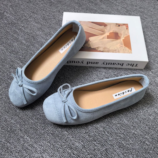Damen Ballerinas mit elegantem Schleifen-Detail und softem Innenfutter EB