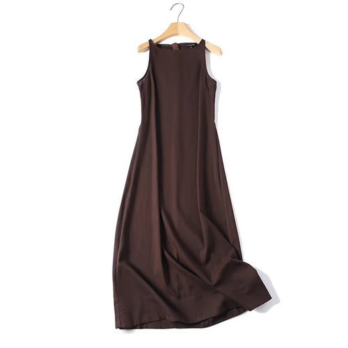 Damen Maxikleid mit elegantem Schnitt und dezentem Rückenausschnitt EB