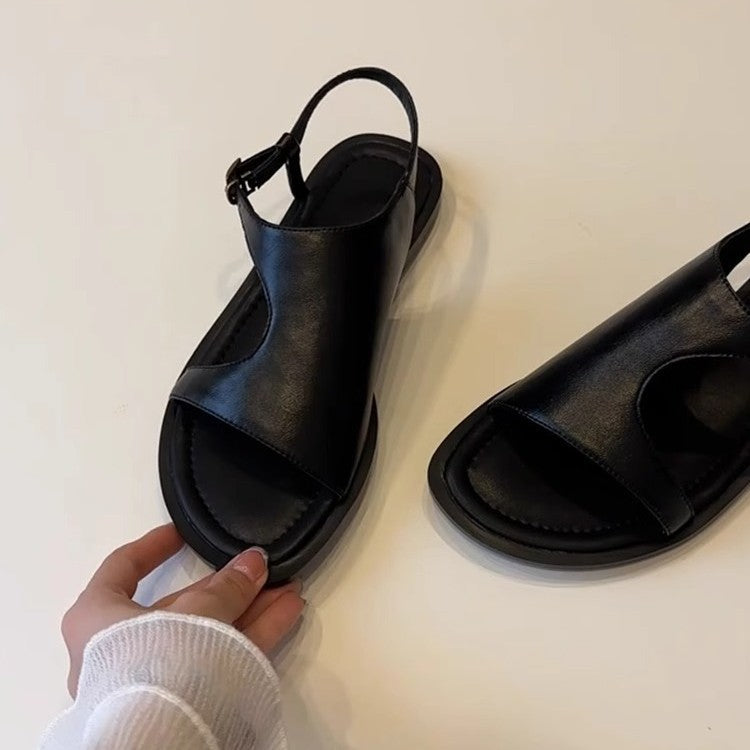 Damen Lederelastische Sandalen EB
