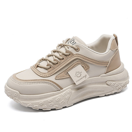 Damen Sportliche Sneaker mit stabiler Laufsohle und atmungsaktiver Oberflächenstruktur EB