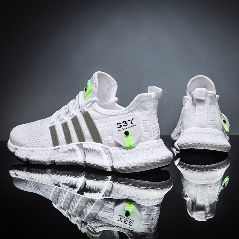 Damen Atmungsaktive Sport Sneakers mit stoßdämpfender Sohle und flexibler Konstruktion EB