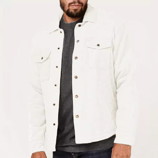 Herren Cordjacke mit praktischen Taschen und stylischem Design EB