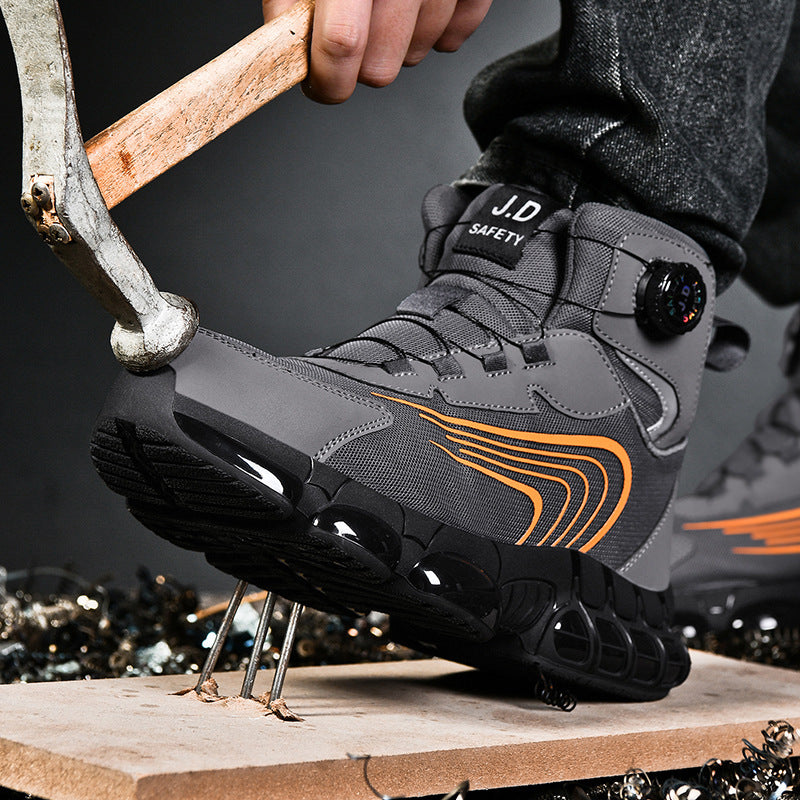 Damen Sicherheitsstiefel mit rutschfester Sohle und dämpfendem Design EB