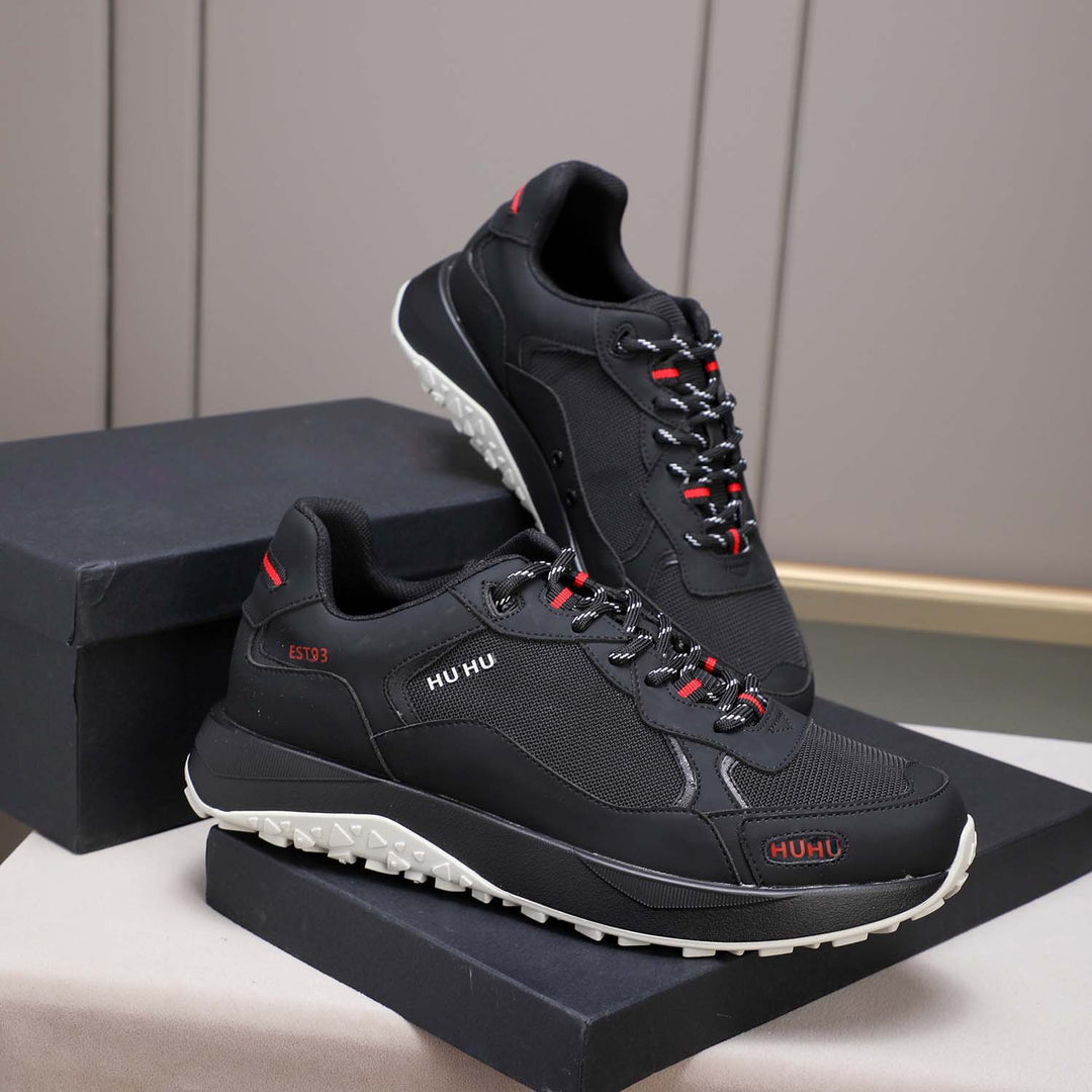 Damen Sportive Lauf-Sneaker mit rutschfester Sohle und atmungsaktiver Oberflächenstruktur EB