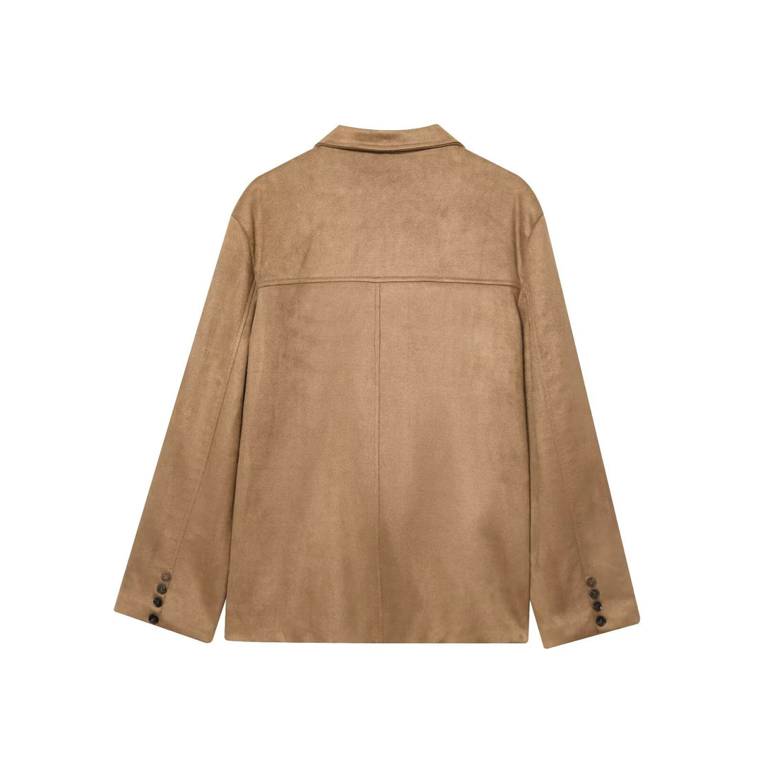 Damen eleganter und modischer Blazer mit praktischen Taschen EB