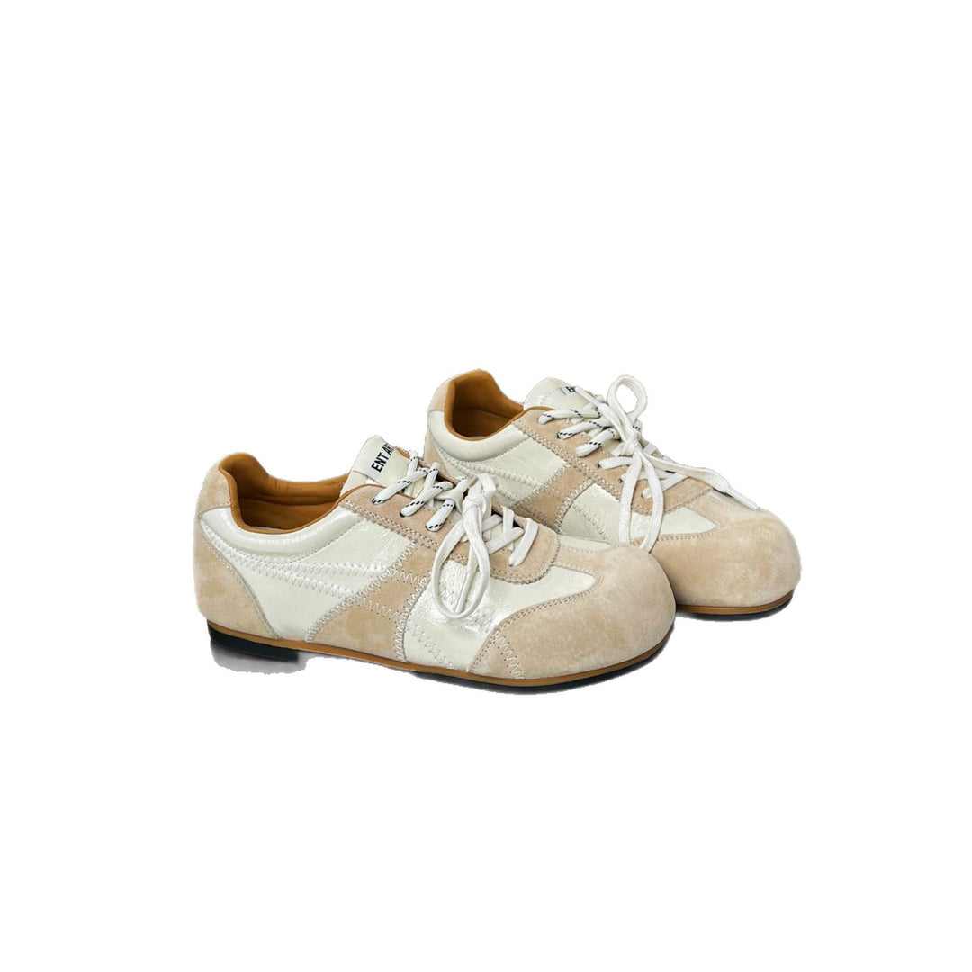 Damen Sportive Sneakers mit atmungsaktiver Multimaterial-Oberfläche EB