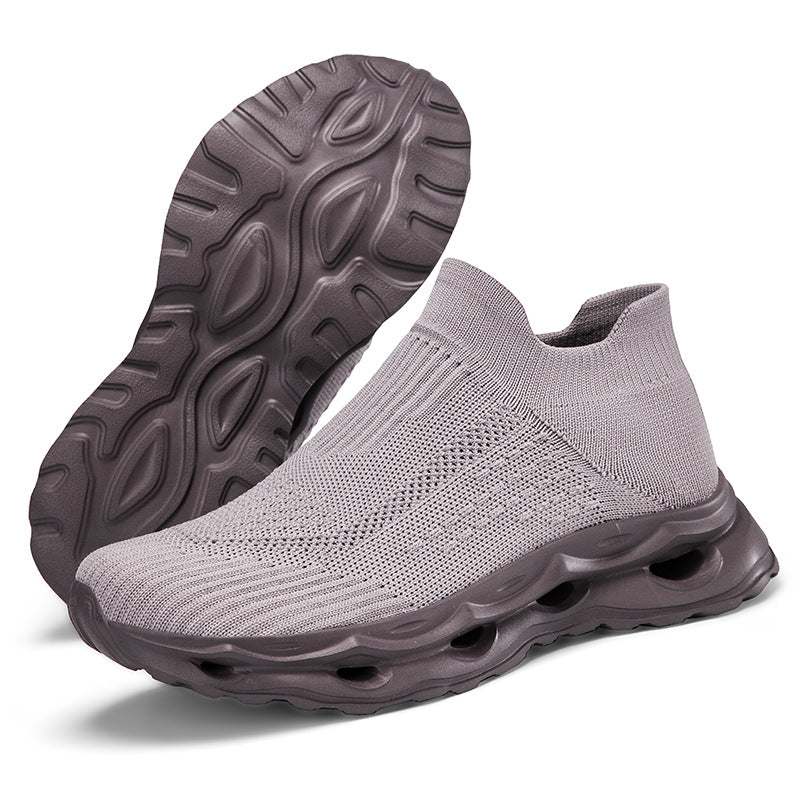 Damen Hochentwickelte Sportliche Sneakers mit elastischem Strickoberteil und dämpfender Sohle EB