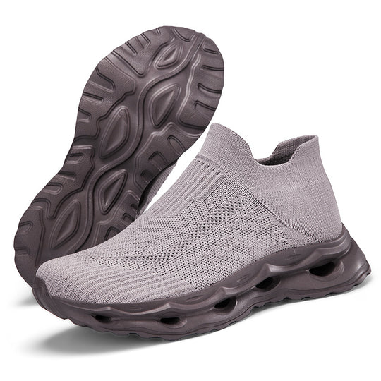 Damen Hochentwickelte Sportliche Sneakers mit elastischem Strickoberteil und dämpfender Sohle EB