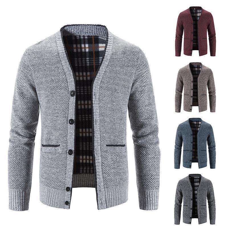 Herren Strickjacke mit modernem Design und klassischem Schnitt EB