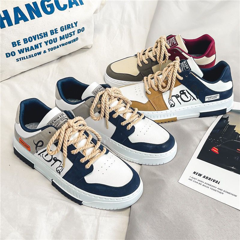 Damen Modische Sneakers mit einzigartigem Design und dämpfender Sohle EB