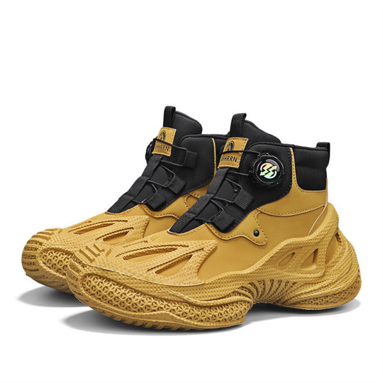 Damen stylische High-Top Sneakers mit dynamischem Sohlendesign EB