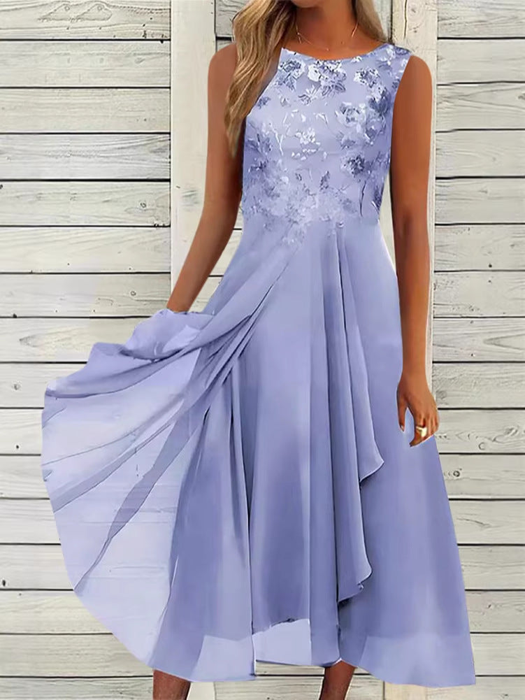 EB | Damen Elegantes Sommerkleid Leicht & Feminin Geschnitten