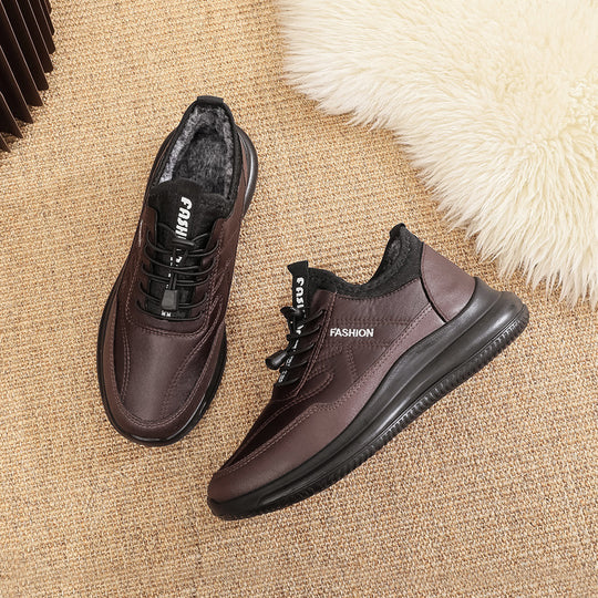 Damen Sportliche Sneakers mit kuscheligem Innenfutter und rutschfester Sohle EB