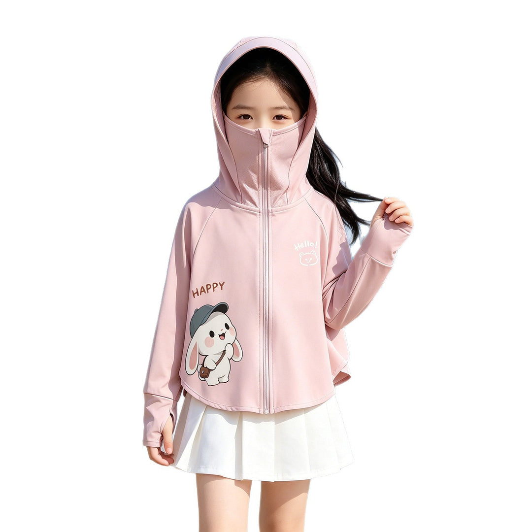 Mädchen Leichte Kapuzenjacke mit UV-Schutz EB