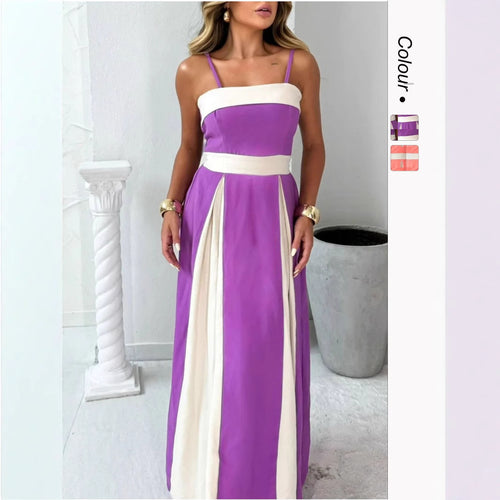 Damen Maxikleid mit eleganten Drapierungen EB