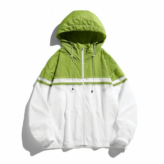 Damen funktionale Übergangsjacke mit verstellbarer Kapuze und atmungsaktiven Einsätzen EB