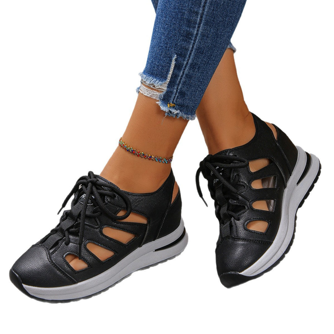 Damen Sportliche Sneakers mit luftigem Schnitt und bequemer Dämpfung EB