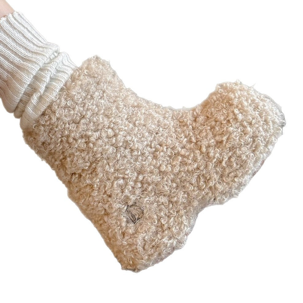 Damen Furry Boots im modernen Design EB