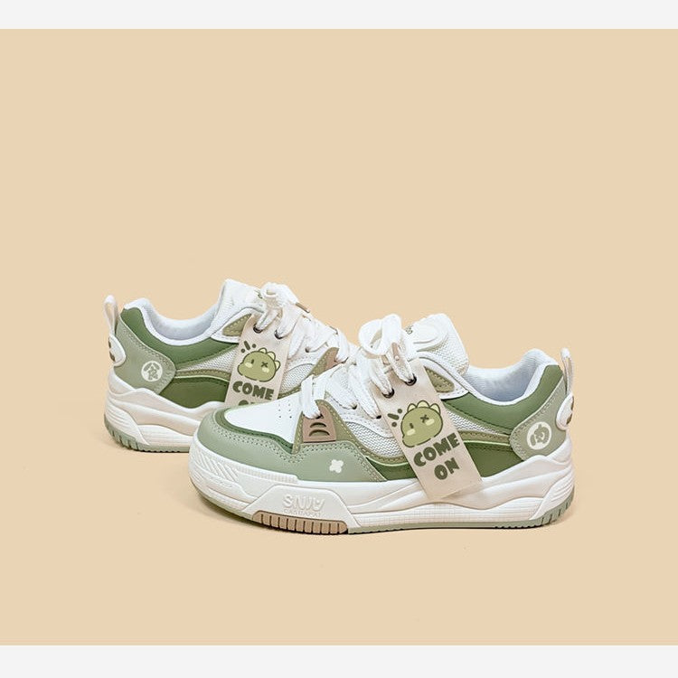 Damen sportliche Sneaker mit trendigem Design und atmungsaktivem Obermaterial EB
