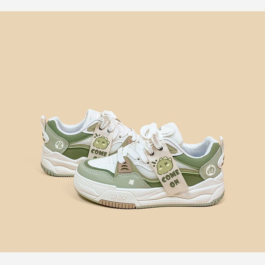 Damen sportliche Sneaker mit trendigem Design und atmungsaktivem Obermaterial EB