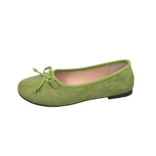 Damen Ballerinas mit feiner Schleifenapplikation EB