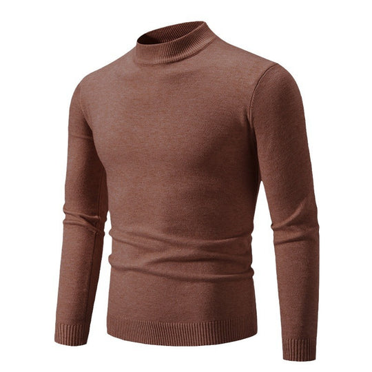 Herren Rollkragenpullover aus weichem Strickmaterial EB