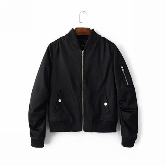 Damen Bomberjacke mit praktischen Taschen und sportlichem Schnitt EB