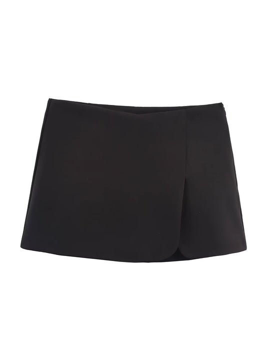 Damen Minirock mit exklusivem Schnitt und eleganter Drapierung EB