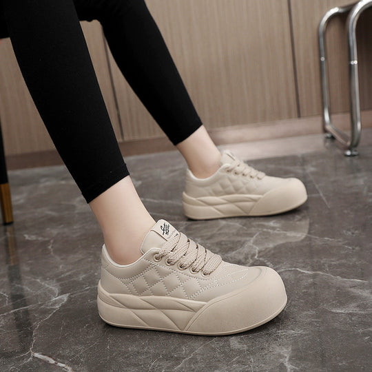 Damen modische Sneakers mit trendigem Profil und gepolsterter Sohle EB