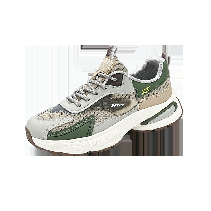 Damen Modische Chunky Sneakers mit atmungsaktiver Netzstruktur und dämpfender Sohle EB