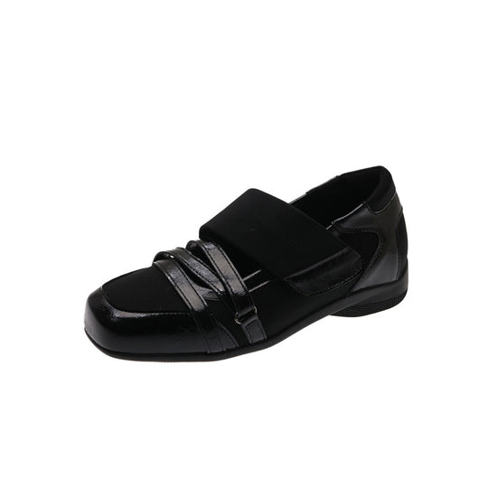 Damen bequeme Alltagsschuhe mit praktischem Klettverschluss und elegantem Obermaterial EB