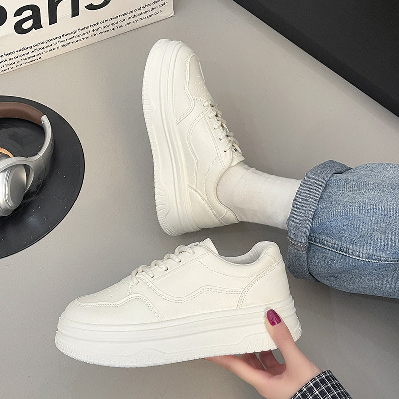 Damen Trendige Plateau-Sneaker mit komfortabler Dämpfung und modischem Design EB