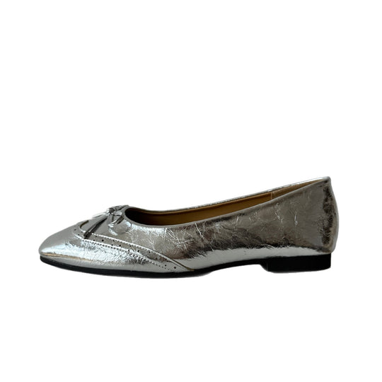 Damen Ballerinas mit dekorativem Riemchen und exklusiver Leder-Oberfläche EB