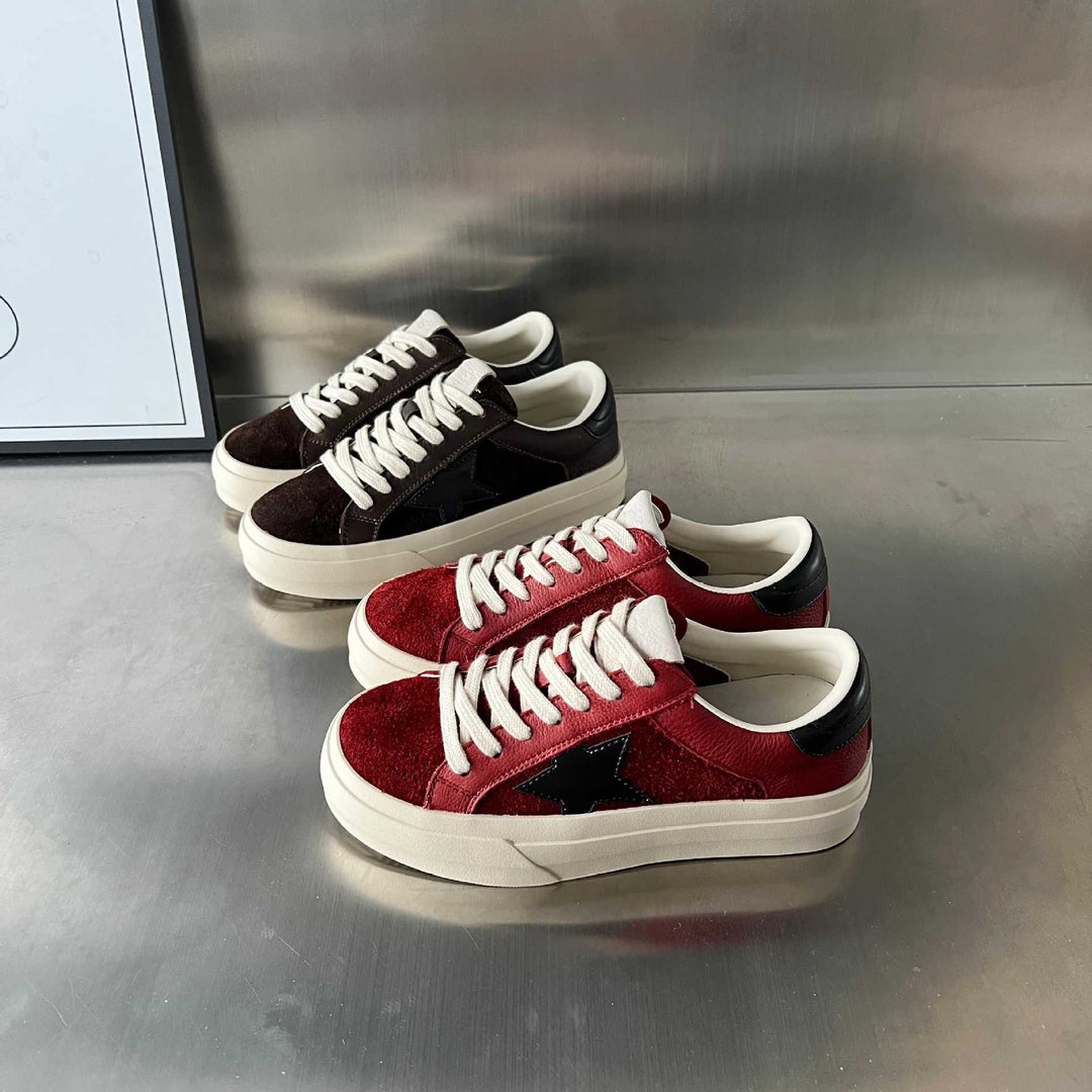 Damen Sportliche Sneaker aus veganem Wildleder mit atmungsaktiver Polsterung EB