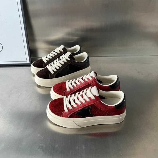 Damen Sportliche Sneaker aus veganem Wildleder mit atmungsaktiver Polsterung EB