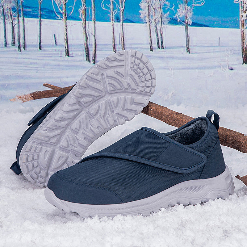Damen Warmfutter Sneaker mit praktischem Klettverschluss EB