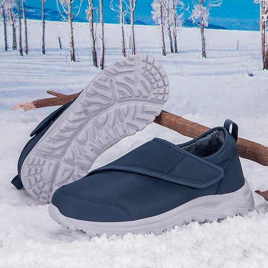 Damen Warmfutter Sneaker mit praktischem Klettverschluss EB