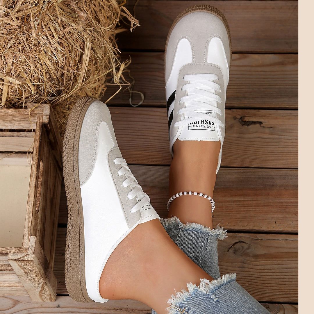 Damen lässige Slipper mit sportlichem Design EB