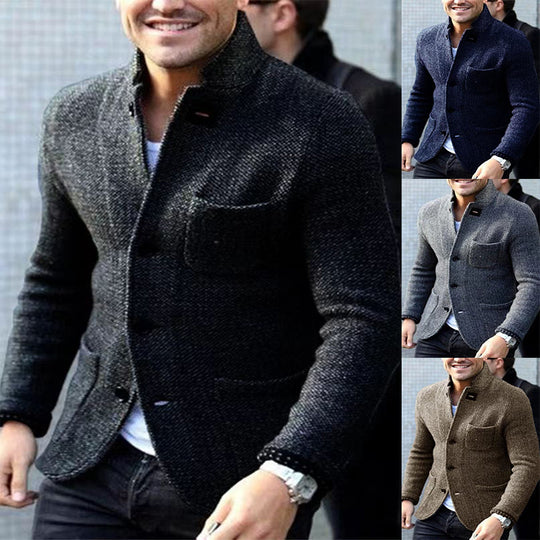 Herren Casual Chic Strickblazer EB