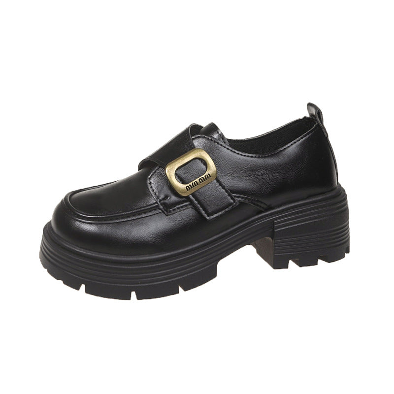 Damen Modische Slipper mit dekorativer Schnalle und rutschfester Sohle EB