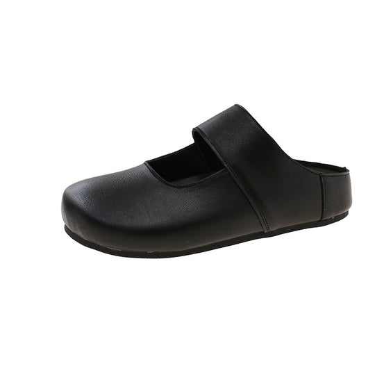 Damen Bequeme und ergonomische Hausschuhe mit breitem Riemen EB